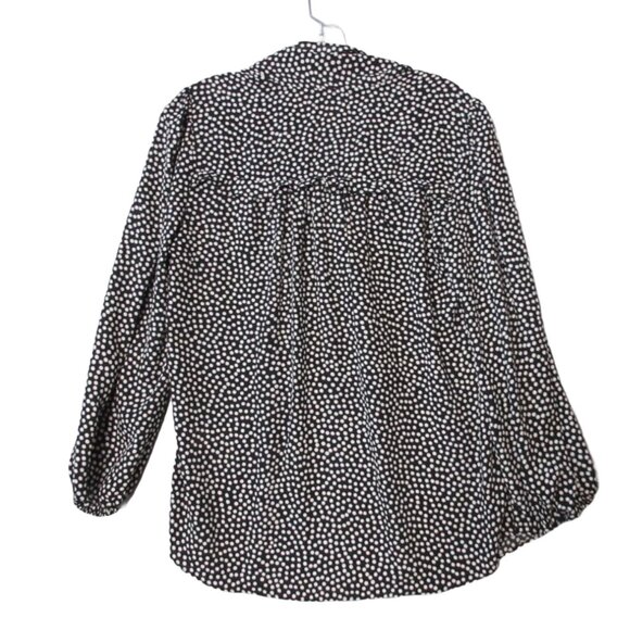 NWT Max Studio Women's Polka Dot Blouse - Picture 3 of 8